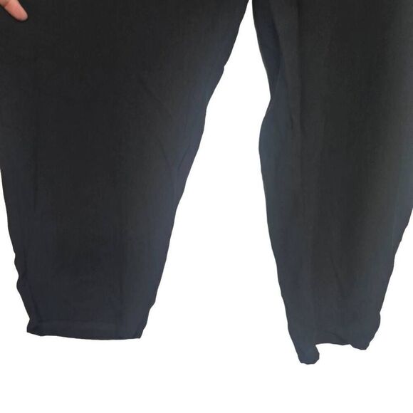 Eileen Fisher Black Silk Pull On Pants Pockets Size 1X - Picture 5 of 8
